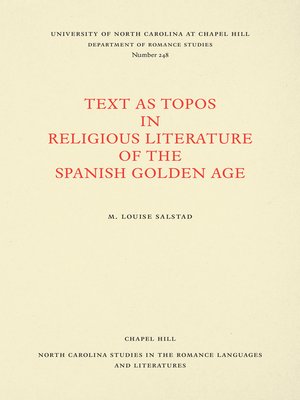 cover image of Text As Topos in Religious Literature of the Spanish Golden Age